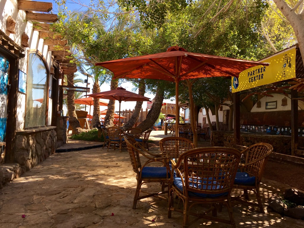 Fish & Friends dive center on the beach in Dahab