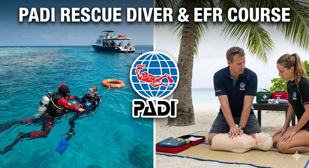 PADI Rescue Diver and EFR course